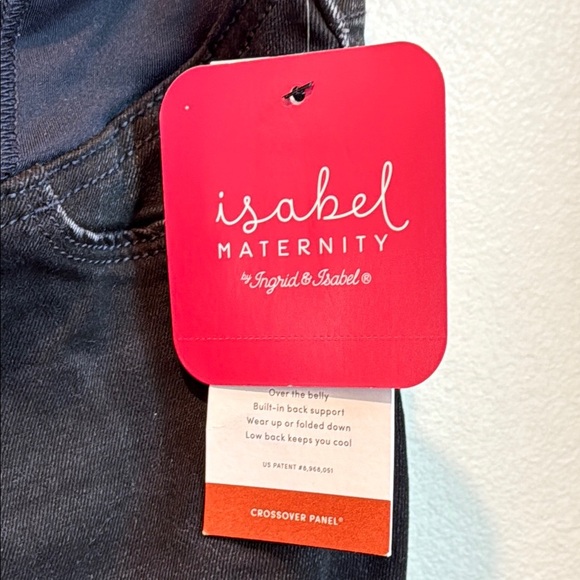 Isabel Maternity by Ingrid & Isabel Black Bermuda Shorts with Belly Support - Picture 4 of 11